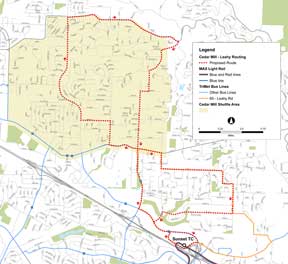 Trimet proposed map