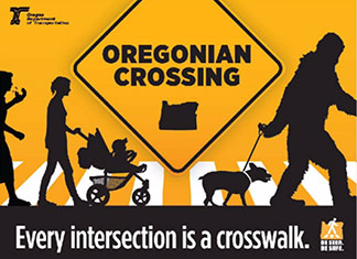 Every intersection is a crosswalk.