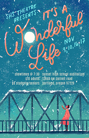 it's a wonderful life poster