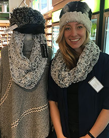 Here is Rose showing off our Winter Woolies with Susan, our most beloved mannequin. Fact: Rose never gets sick. She keeps her immune system strong with Plantiva’s Immune DX, Host Defense Mushrooms, Propolis spray, and the absolute essential, Vitamin D. Please come in and ask Rose for the full run down on immune support and chat about healthy living.
