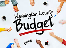 Washington county budget logo