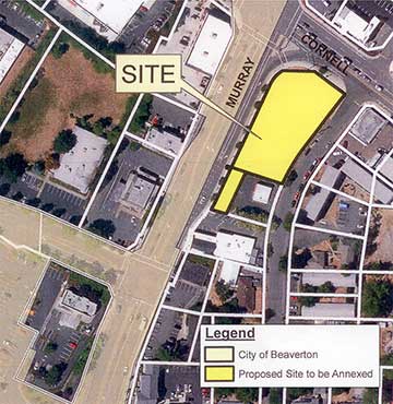 Map of site to be annexed