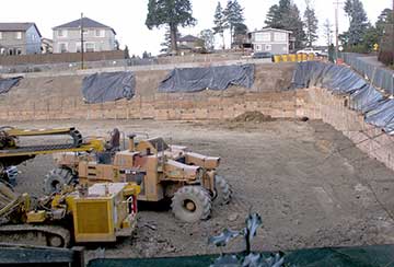 Excavation at care center project.