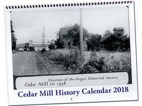 Cedar Mill History Calendar 2018