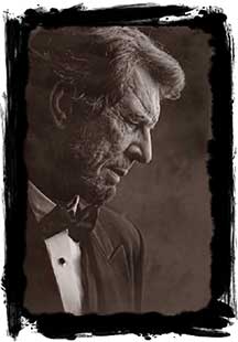 Stephen Holgate as Abraham Lincoln