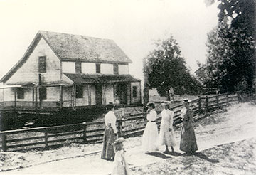 

The John Quincy Adams Young House was built in the 1860s by the second owner of the mill. He named our community when he became postmaster. The first post office was located here. 

