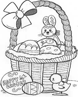 bales egg hunt coloring page