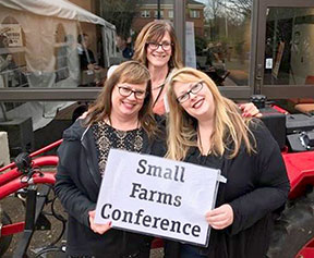 Lannie, Karen, and Deb attended the Small Farms conference to get new ideas and training.