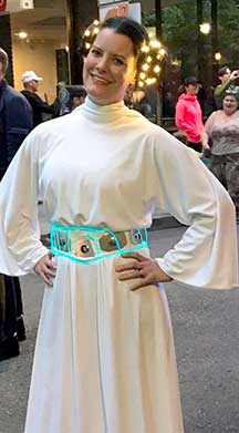 Mindie as Princess Leia