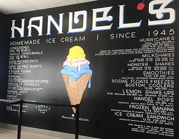 Handel's ice cream sign