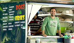 Dogs & Fries vendor