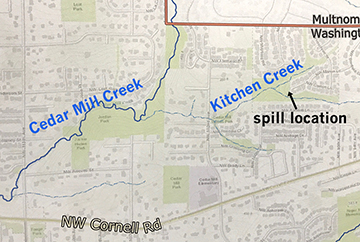 spill location map