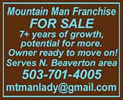 Mountain Man for Sale