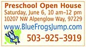 Blue Frogs Jump Preschool