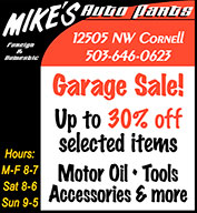 Mike's Clearance Sale