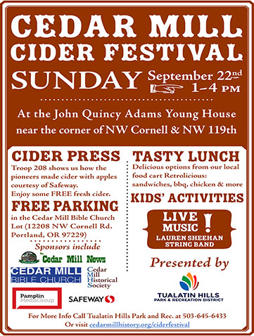 Cedar Mill Cider Festival