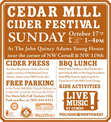 Cedar Mill Cider Festival