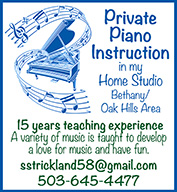 Strickland Piano Lessons