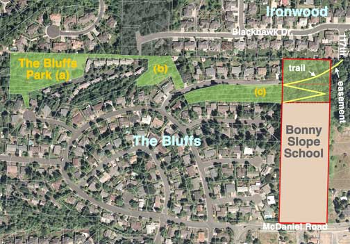 bluffs-addition map