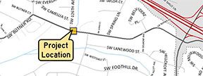 Butner culvert location