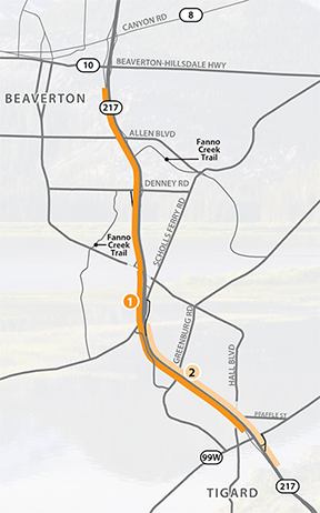 Highway 217 changes