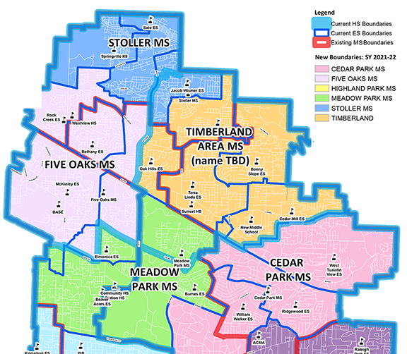 Middle School map