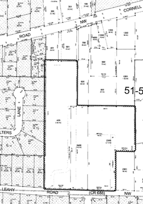 leahy park vicinity map