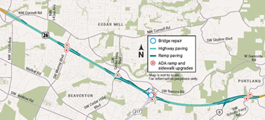 paving route map