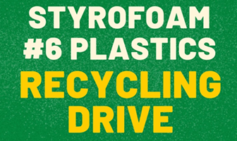 recycling drive sign