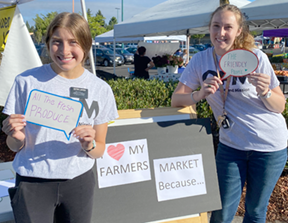 Market volunteers have fun while contributing to the community!