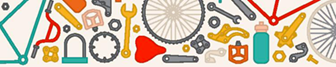 bicycle parts illustration