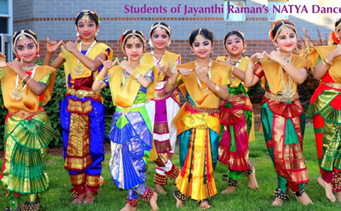 Jayanthi Raman's dance students
