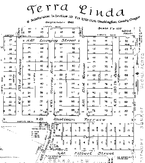 terra linda original plat map