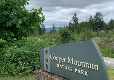 cooper mountain nature park sign