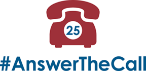 red phone answer the call logo