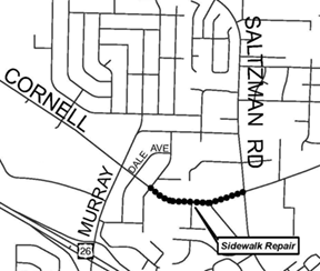 sidewalk repair map