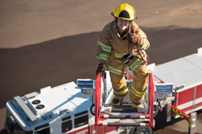 career day ladder climb