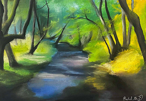 acrylic treescape